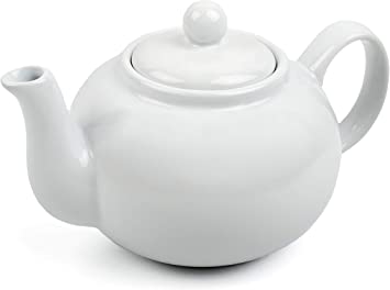 RSVP Chai 16-ounce Teapot (White)