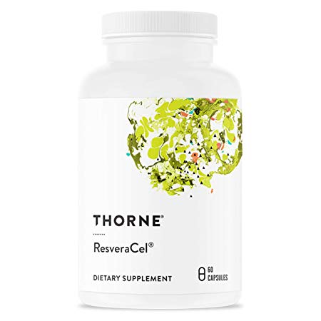 Thorne Research - ResveraCel - Nicotinamide Riboside with Resveratrol and Cofactors  - Supports Healthy Aging - 60 Capsules