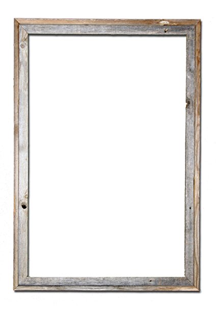 24x36 Picture Frames Signature Barnwood Reclaimed Open Frame No Plexiglass or Back