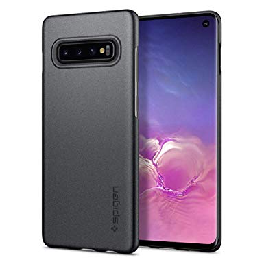 Spigen Thin Fit (Air - Extra Thin) Designed for Samsung Galaxy S10 Case (2019) - Graphite Gray