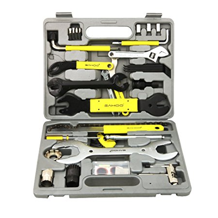 SAHOO® Professional 44 Part Repair Kit Universal Bicycle Tool Set for Bike Repair