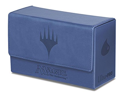 Dual Flip Box Blue Mana for Magic (Matte Finish)