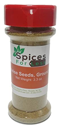 SFL Anise Seeds, Ground - 3.3 oz Shaker Jar - Kosher