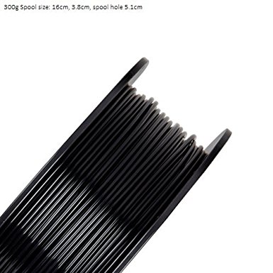 rigid.ink – The Most Reliable, Black PLA Filament 1.75mm for 3D Printing and Pens *0.03mm /- Tolerance* 3D Printer Filament 300g