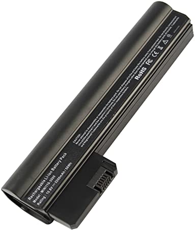 Futurebatt 6 Cell 5200mAh Battery for HP Mini 110-3000 110-3100 Series Compaq Mini CQ10-400 PC Series Notebook, 607762-001 607763-001 HSTNN-CB1U HSTNN-DB1U TY06 06TY