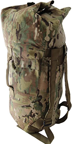 Military Army Style Heavy Duty Double Backpack Strap Duffel Duffle Bag