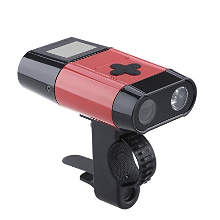 BOBLOV 1080P Full HD 5.0MP Cycling Camera Sport Bicycle DVR 600 Lumen Bike Light