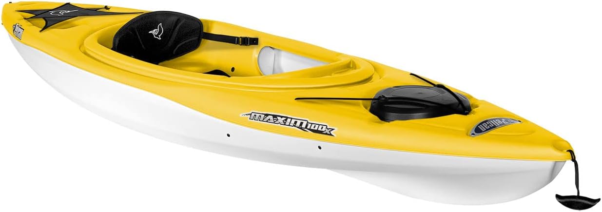 Pelican - Maxim 100X Recreational Kayak - Sit-in - Lightweight one Person Kayak - 10ft