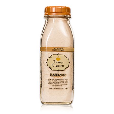 Leaner Creamer: Lactose-Free All Natural Coffee Creamer - Hazelnut - A Tasty Hazelnut Flavored Coffee Creamer