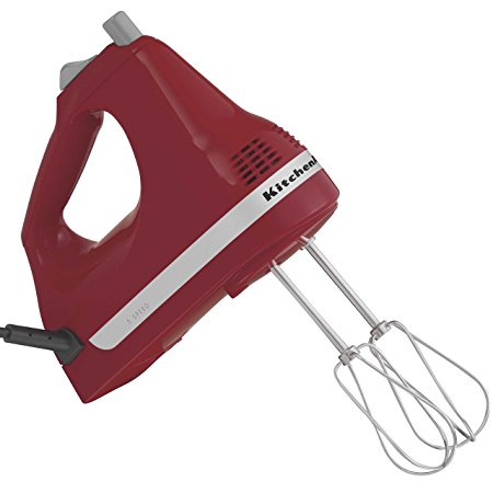 KitchenAid Ultra Power 5-Speed Hand Mixer, Empire Red