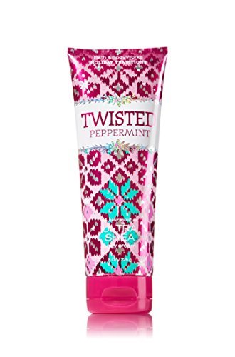 Bath & Body Works TWISTED PEPPERMINT 24 Hour Moisture Ultra Shea Body Cream 8 oz / 226 g