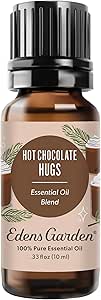 Edens Garden Hot Chocolate Hugs Essential Oil Blend- 100% Pure Premium Grade, Undiluted, Natural, Therapeutic, Aromatherapy, The Best for Diffusing, Candle, Laundry, Humidifiers 10 ml (.33 fl oz)