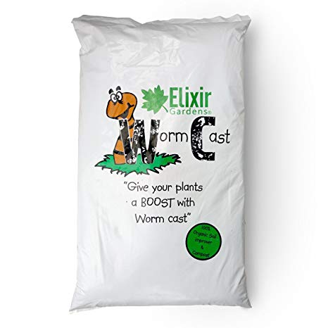 Elixir Gardens ® Worm Castings 100% Organic Vermi Compost/Fertiliser/Soil Improver/Potting