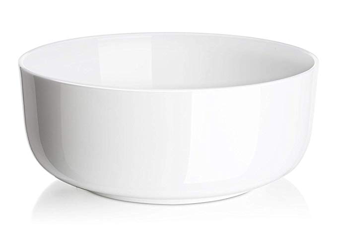 DOWAN 1-1/2 Quart Porcelain Serving Bowls, 2-Pack