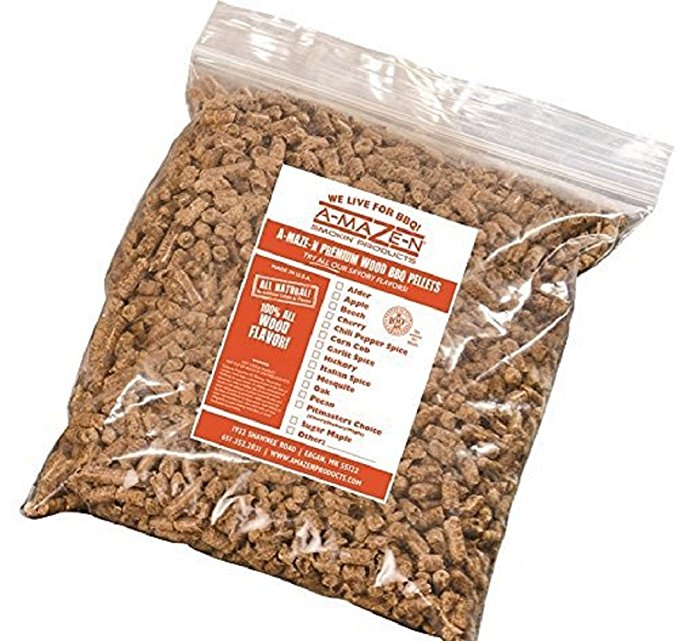A-MAZE-N - 100% Maple BBQ Pellets - Smoker Chips - Grilling - 5 lb