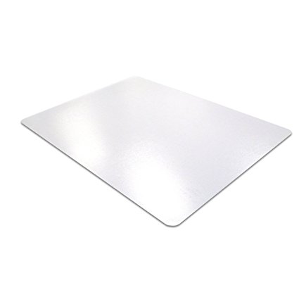 Ecotex Enhanced Polymer Chair Mat for Carpets up to 3/8" Thick, 30" x 48", Rectangular, Clear (ECO113048EP)