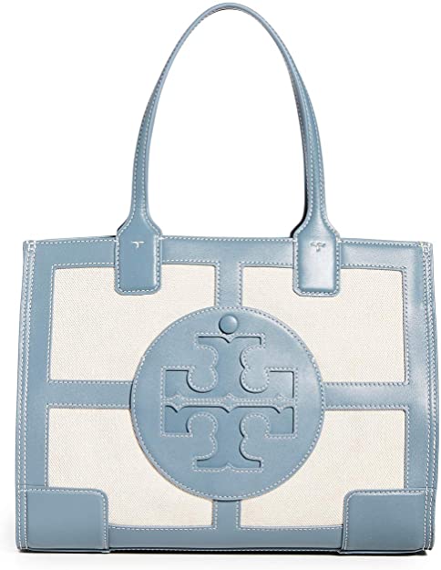 Tory Burch Women's Ella Canvas Quadrant Mini Tote