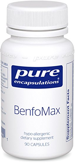 Pure Encapsulations - BenfoMax - Hypoallergenic, Fat-Soluble Vitamin B1 (Thiamine) Supplement - 90 Capsules