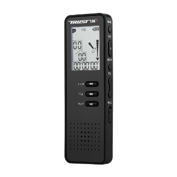TrustIn Multifunctional Portable HD Digital Voice Recorder Dictaphone MP3 Player (8GB)
