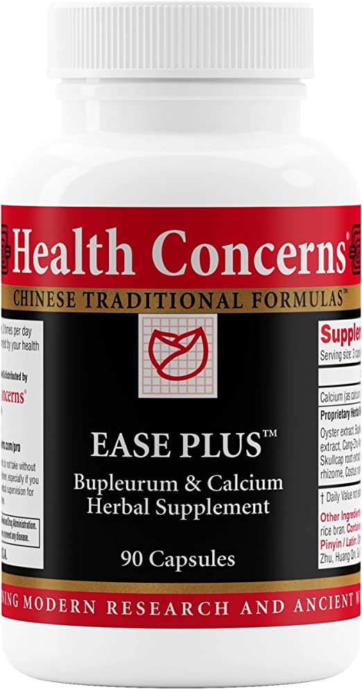 Health Concerns - Ease Plus - Bupleurum and Calcium Herbal Supplement (90 Capsules)