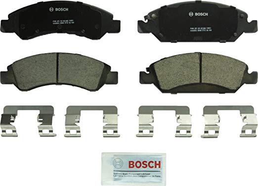 Bosch BC1363 QuietCast Premium Ceramic Front Disc Brake Pad Set