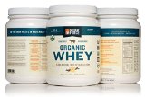 Natural Force ORGANIC WHEY Protein - Grass Fed Free Range Raw Non-GMO Vanilla Bean