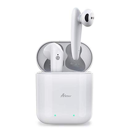 Wireless Earbuds, Aimus Bluetooth 5.0 Headphones in-Ear Completely Wireless Stereo Earphones(Auto Pair, Optical Infrared sensors, Dual-Mic, Total 54 Hours Playtime)