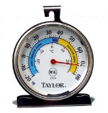 Taylor Precision Products Classic Series Large Dial Thermometer FreezerRefrigerator