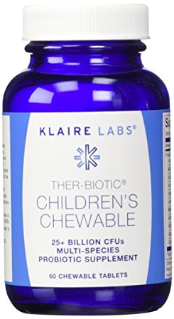 Klaire Labs - Ther-biotic Childrens Chewable 60-tablets