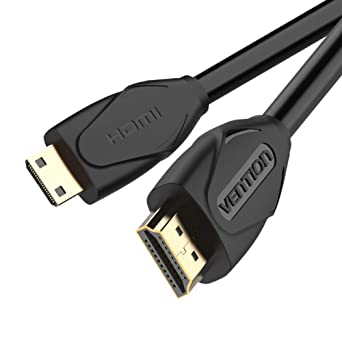 Mini HDMI to Standard HDMI Cable (2M)