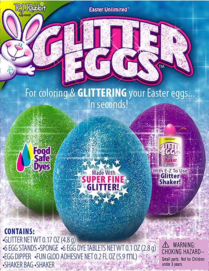 Fun World Glitter Egg Decorating Kit Standard