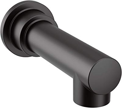 Moen 193371BL Align Non-Diverter 1/2-Inch Slip-Fit Tub Spout, Matte Black