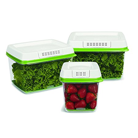 Rubbermaid freshworks producir Saver with fresh Ventilacin (3-Pack)