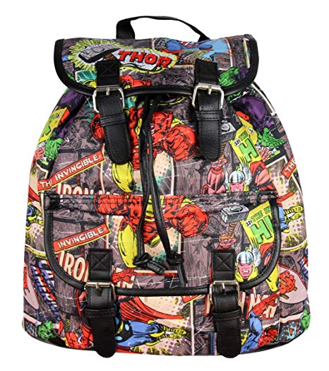 Marvel Avengers Thor Spider-Man Ironman Captain America Hulk Backpack Knapsack