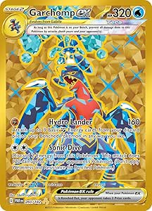 Pokemon -Garchomp ex 260/182 - Paradox Rift - Hyper Rare - Gold Foil - Single Card