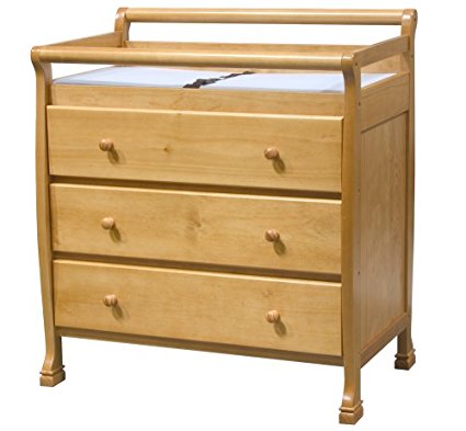 DaVinci Kalani 3 Drawer Changer Dresser in Honey Oak