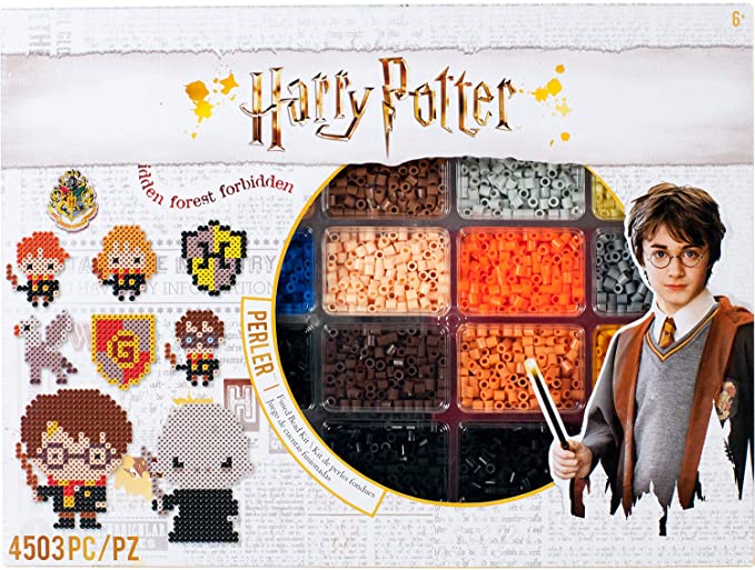 Perler 80-54345 Harry Potter Fuse Bead Kit, 4503pc, 19 Patterns, Multicolor