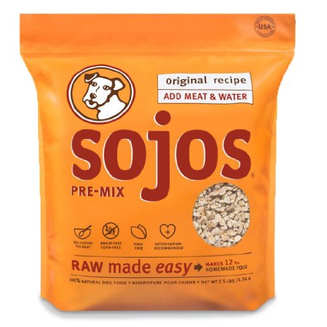 Sojos Freeze-Dried Raw Dry Dog Food Mix