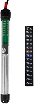 Uniclife HT-6300 300 W Submersible Aquarium Heater with Thermometer for 80 Gallon Fish Tank