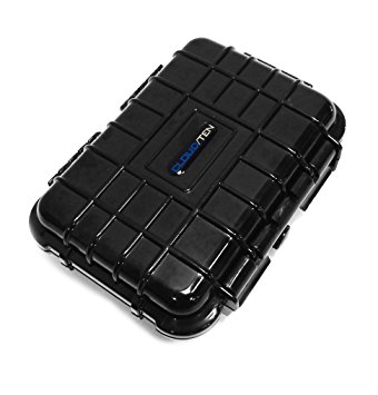 SMOKESAFE Mini PLUS Smell Proof 6" Odor Resistant Case Works as Mini Hookah Pipe Travel Storage Stash Container or Dry Box - Carry and Keep Your Lighter Dry , Herbs and More