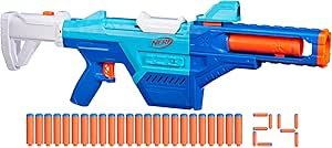 Nerf N Series Shadow Storm Dart Blaster, Stock, Barrel, Sight, 24 Nerf N1 Darts Compatible Only with Nerf N Series Blasters, Kids Gifts, Ages 8