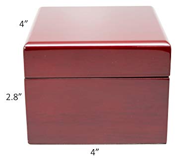 Novel Box® Wooden Jewelry Box Collection (Bangle/Watch, Cherry Wood)