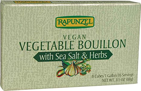 Rapunzel, Pure Organics Vegetable Bouillon with Sea Salt/Herbs, 3.10 oz