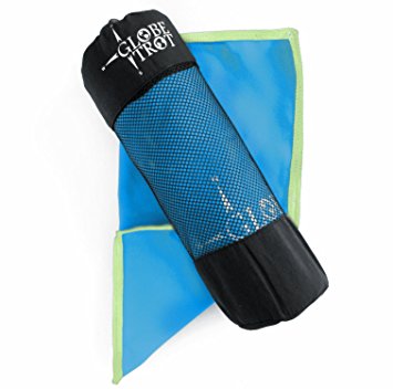 Microfiber Camp, Sports and Travel Towel-BONUS Hand Towel! Highly Absorbent, Quick Drying, Compact. Perfect for Camping, Traveling, Beach, Gym,.