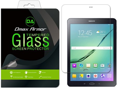 Samsung Galaxy Tab S2 8.0 inch Screen Protector, Dmax Armor® [Tempered Glass] Anti-Bubble, Anti-Scratch, Anti-Fingerprint, Ultra-clear- [ Lifetime Warranty]