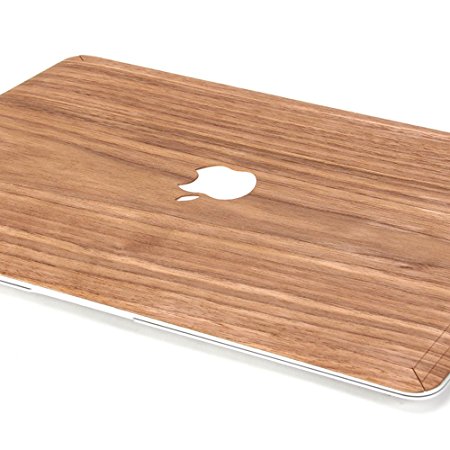 GMYLE Genuine Walnut Wood Skin Cover Decal for MacBook Pro 13 (Model: A1278) (Not Fit for Macbook Pro 13 Retina) [With 1 Year Replacement Warranty]