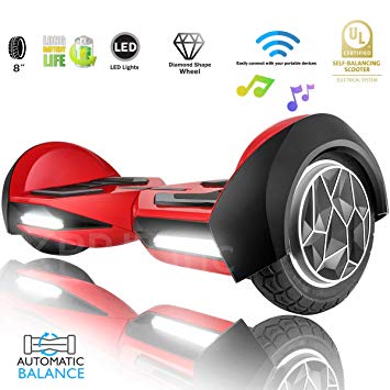 XPRIT 8" Self-Balancing Hoverboard Outdoor and Street Type w/Bluetooth Speaker