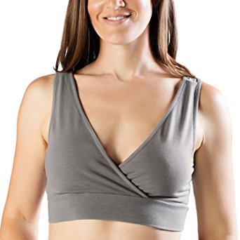 Extra Soft Organic Cotton Wireless Nursing & Maternity Sleep Bra