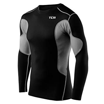 TCA Men's SuperThermal Compression Base Layer Top Long Sleeve Thermal Under Shirt