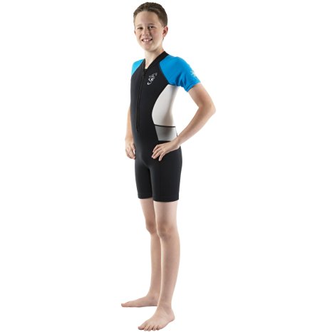 Seavenger Kids 2mm UV Protective Colorful Thermal Swim Suits Shorty